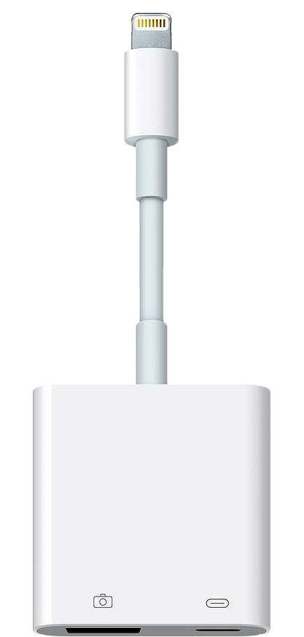 Apple camera connection kit lightning adapter