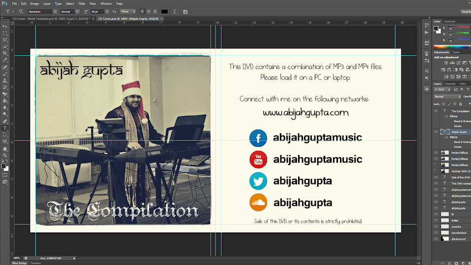 Cd Cover Template Photoshop from www.abijahgupta.com