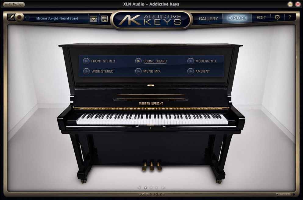 XLN Audio - Addictive Keys, Modern Upright Piano