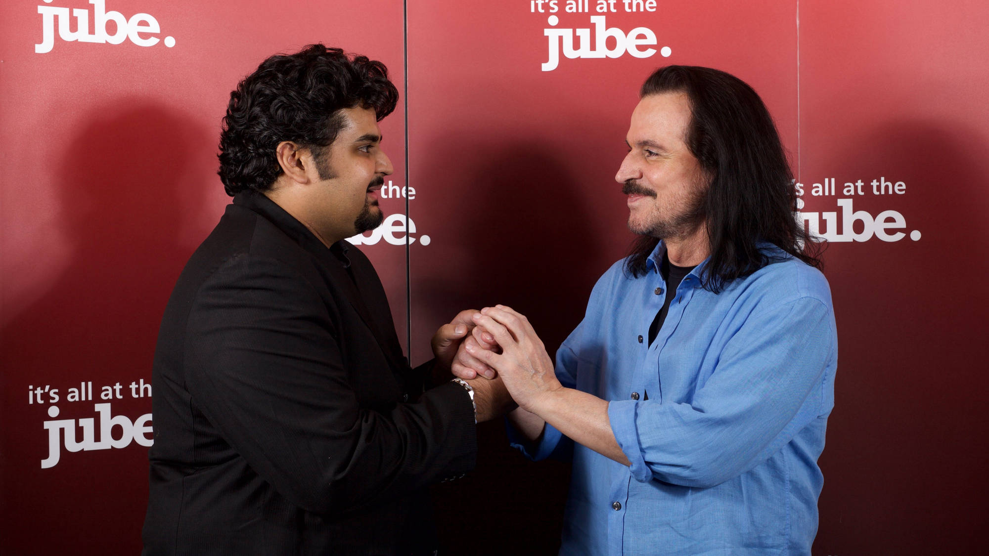 With Maestro Yanni in Edmonton