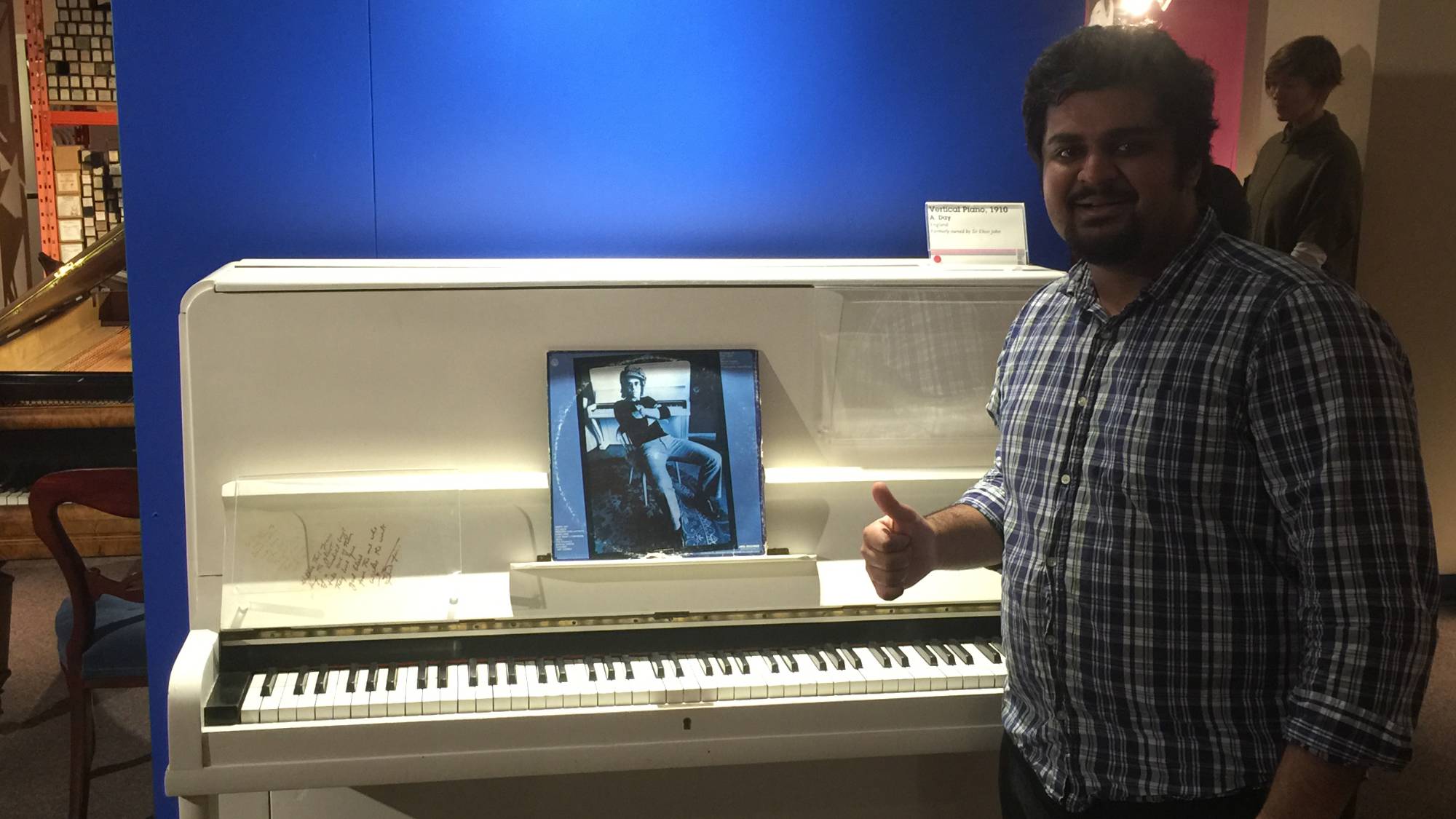 With Elton John's Piano at NMC, Calgary